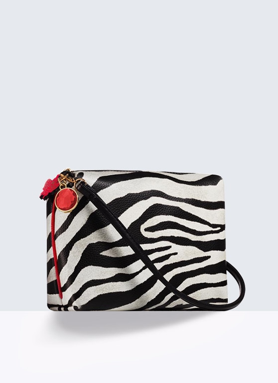 ZEBRA PRINT CROSSBODY BAG