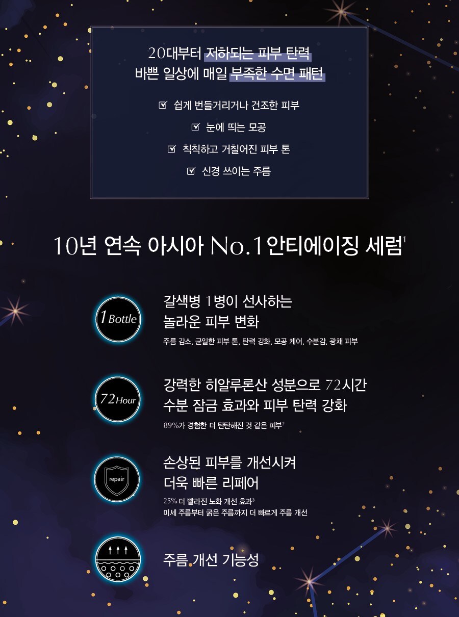 8년 연속 아시아 No.1 안티에이징 세럼